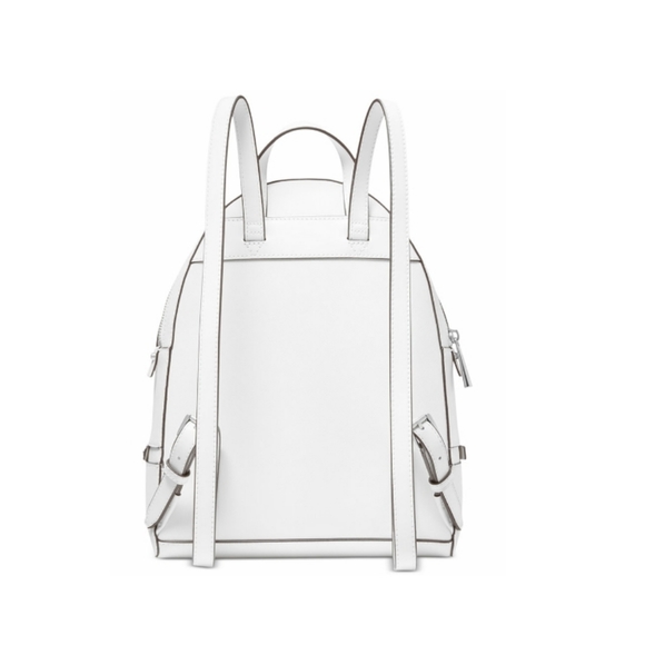 Michael Kors Rhea Medium Backpack White - Picture 5 of 8